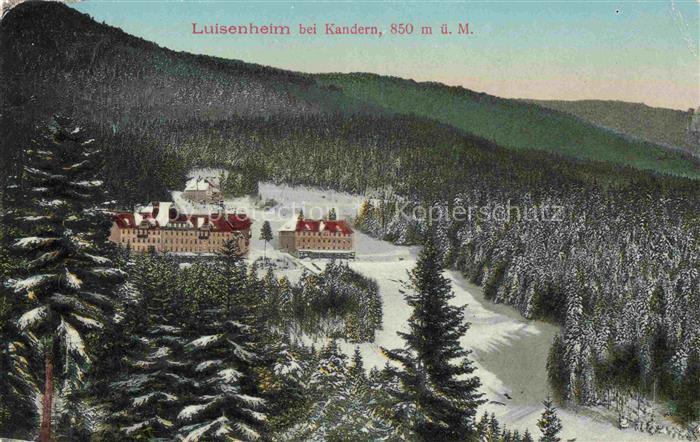 Kandern Baden BW Luisenheim Panorama