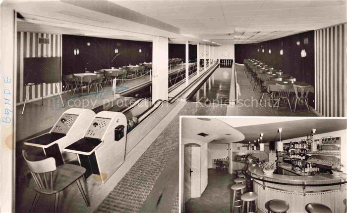 Bad Bellingen Cafe Lampe Kegelbahn Gaststube Bar