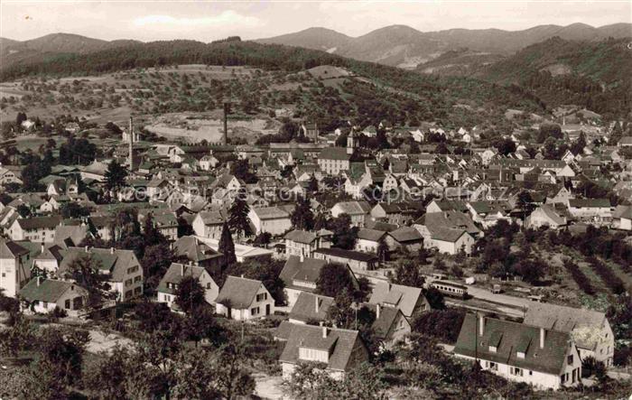 Kandern Baden BW Fliegeraufnahme