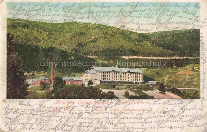 Kandern Baden BW Heilstaette Frierichsheim