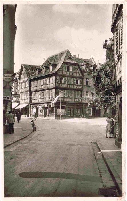 Bensheim Bergstrasse Hessen Fachwerkbauten am Markt