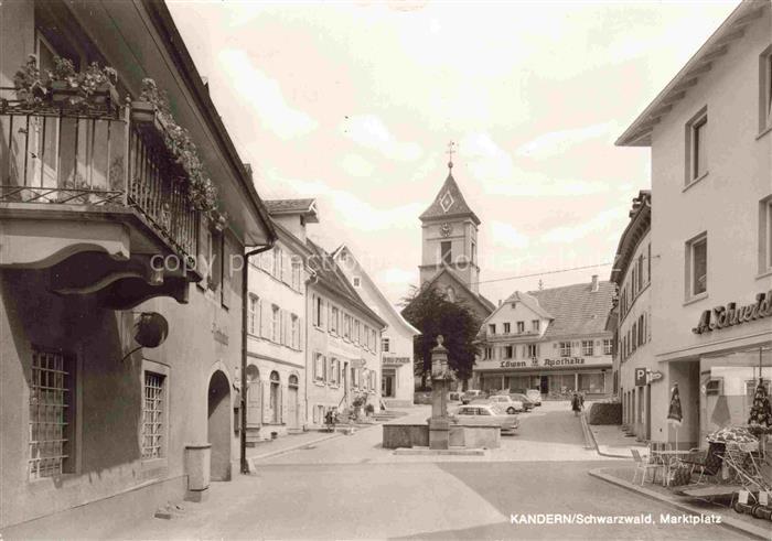 Kandern Baden BW Marktplatz
