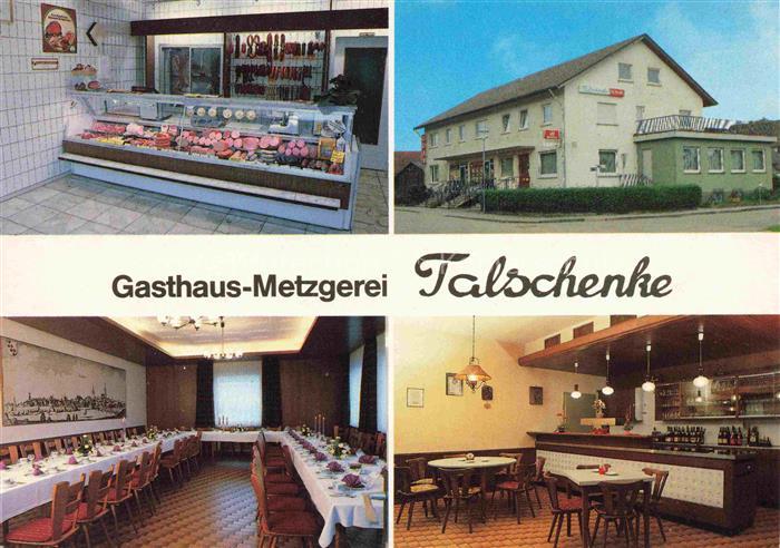 Eppingen Gasthaus Metzgerei Talschenke Gastraeume Verkaufstheke