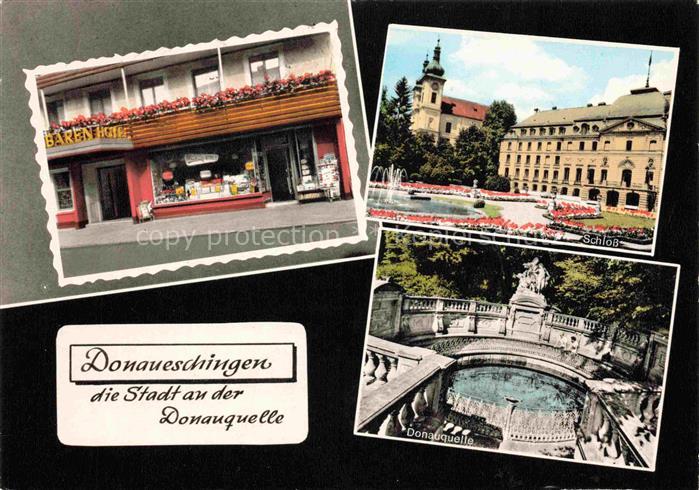 Donaueschingen BW Hotel Baeren Schloss Donauquelle