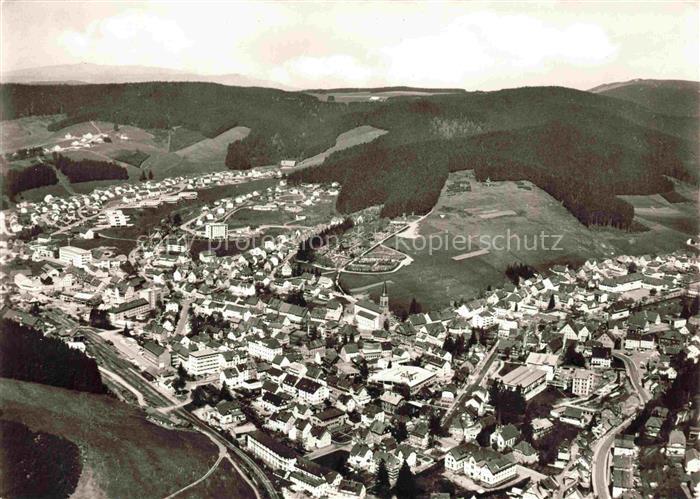 Furtwangen Schwarzwald BW Fliegeraufnahme