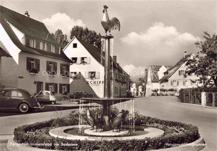 Immenstaad Bodensee Hennenschlitterbrunnen