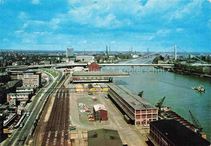 MANNHEIM BW Kurt Schumacher Bruecke Rheinpartie