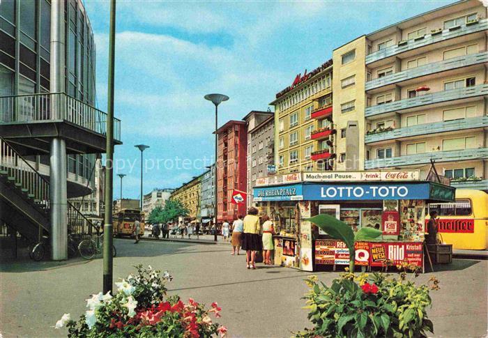 LUDWIGSHAFEN  Rhein Kiosk Strassenpartie