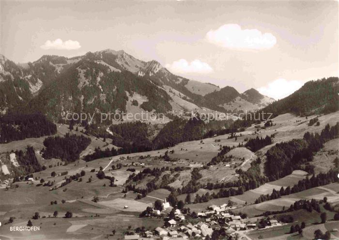 Berghofen Sonthofen Bayern Fliegeraufnahme