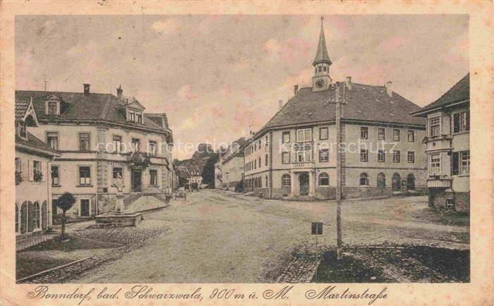 Bonndorf Schwarzwald BW Martinstrasse