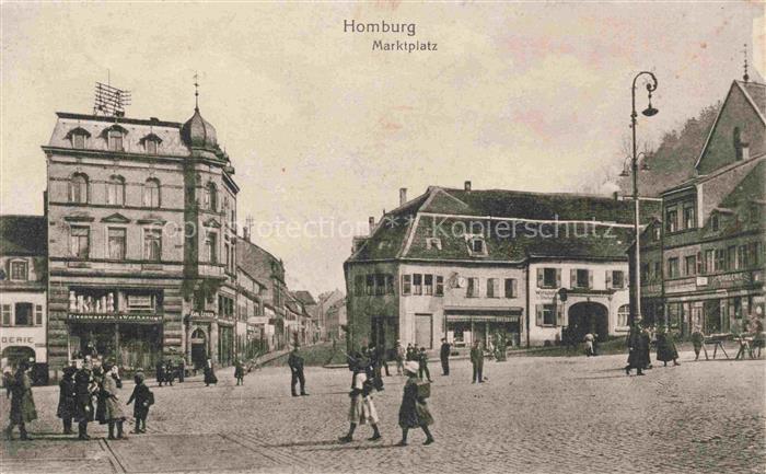 Homburg Saarpfalz Pfalz Saarland Marktplatz Feldpost