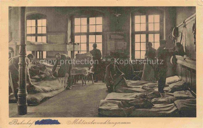 Muellheim Baden BW Bahnhof Militaeruebernachtungsraum