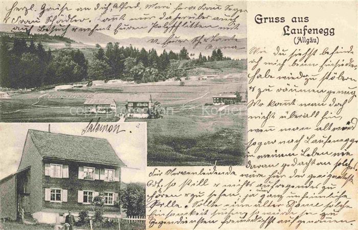Laufenegg Oberstaufen Bayern Panorama Allgaeuer Alpen