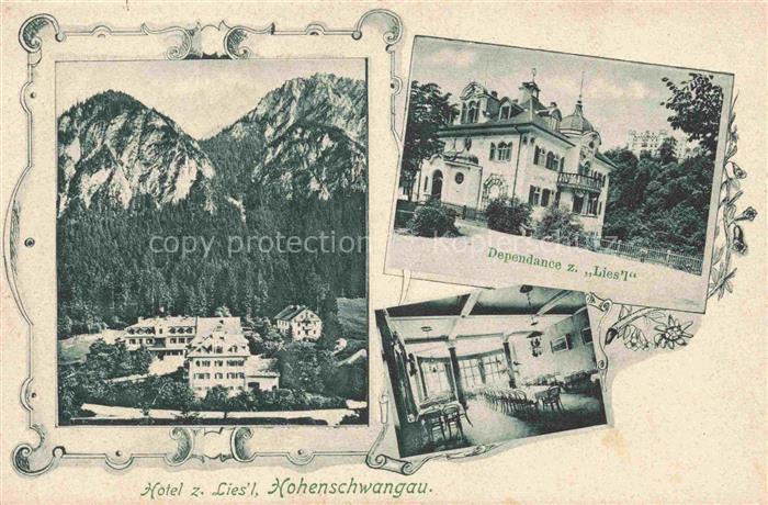 Hohenschwangau Bayern Panorama Hotel zur Lies'l Dependance Restaurant