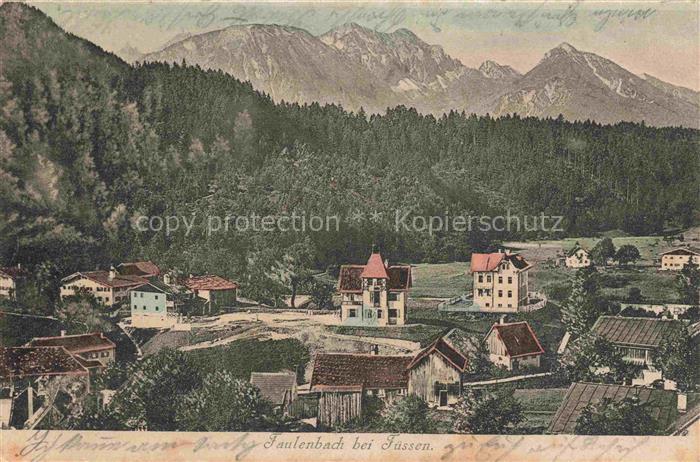 Faulenbach Fuessen Bayern Panorama