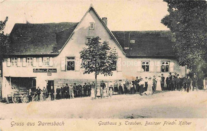 Darmsbach Remchingen Enzkreis BW Gasthaus z. Trauben