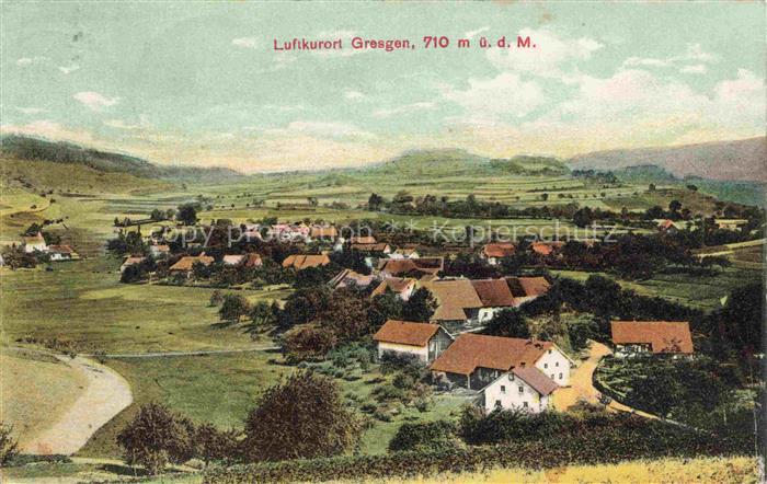 Gresgen Zell im Wiesental BW Panorama Luftkurort