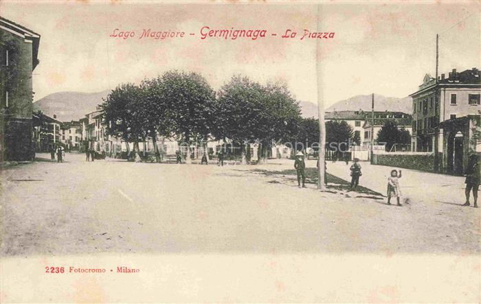 Germignaga Lago Maggiore Varese Lombardia IT La piazza