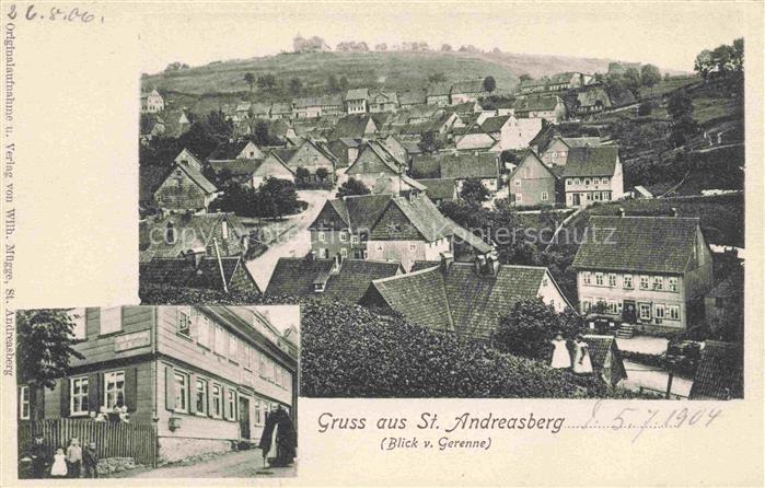 St Andreasberg Harz Panorama Blick von Gerenne