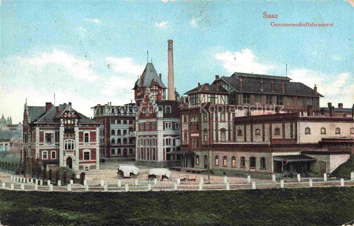 Saaz Zatec Aussig CZ Genossenschaftsbrauerei