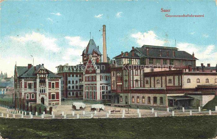 Saaz Zatec Aussig CZ Genossenschaftsbrauerei