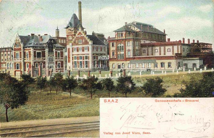 Saaz Zatec Aussig CZ Genossenschaftsbrauerei