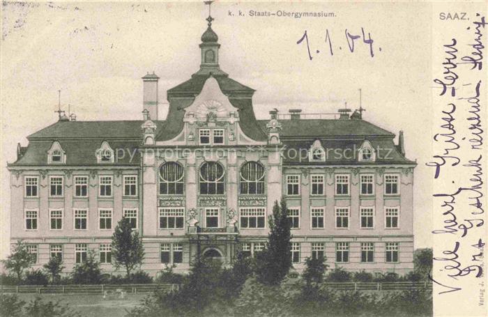 Saaz Zatec Aussig CZ Staats-Obergymnasium