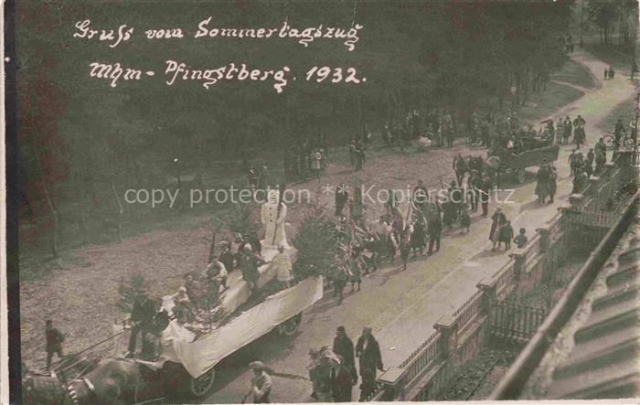 Pfingstberg MANNHEIM Sommertagszug Festumzug