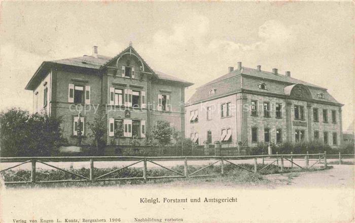 Bad Bergzabern Rheinland-Pfalz Koenigliches Postamt und Amtsgericht