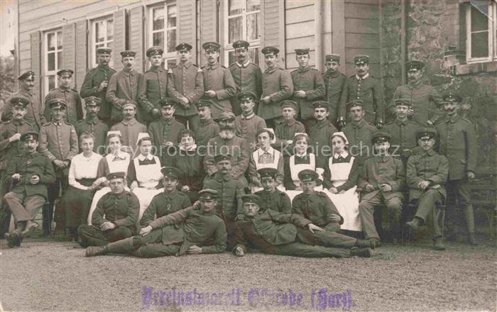 Osterode Harz Gruppenbild Vereinslazarett