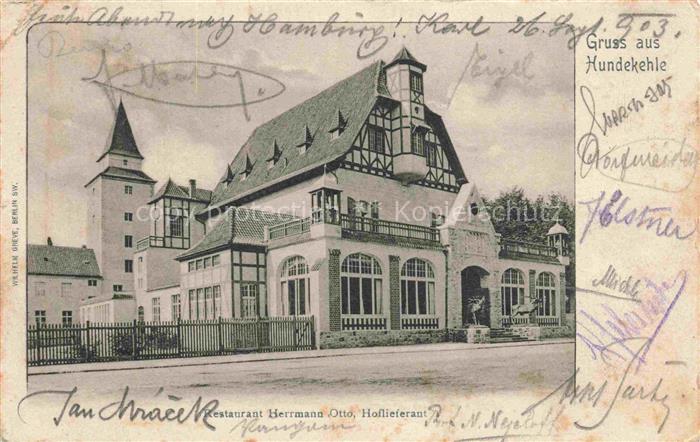 Grunewald CHARLOTTENBURG-WILMERSDORF BERLIN Restaurant Hermann Otto Hundekehle