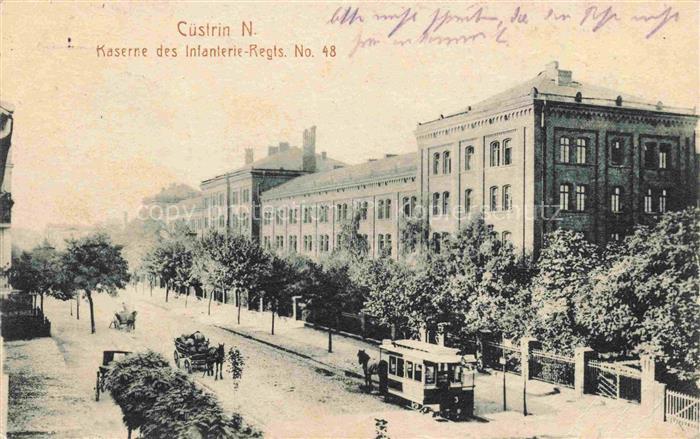 Cuestrin-Neustadt Kuestrin Ostbrandenburg Kostrzyn PL Kaserne des Infanterie-Reg