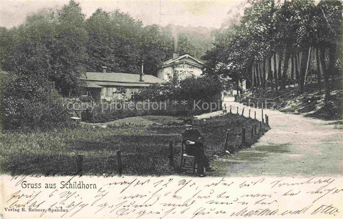 Schildhorn Grunewald CHARLOTTENBURG-WILMERSDORF BERLIN Gaststaette Ritzhaupt