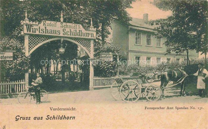 Schildhorn Grunewald CHARLOTTENBURG-WILMERSDORF BERLIN Rudolf Schmidt's Wirtshau