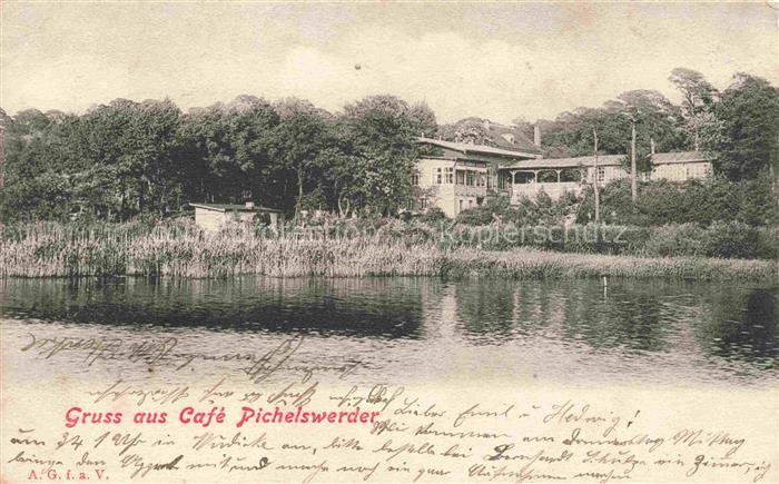 Pichelswerder Insel Spandau BERLIN Café am Wasser