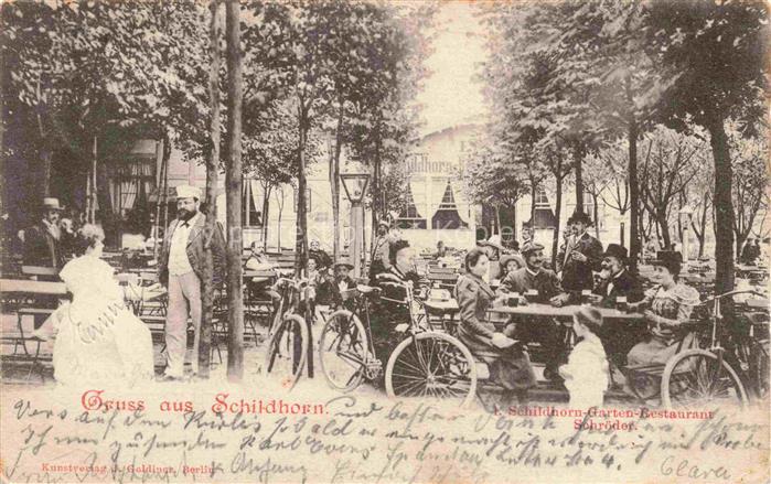 Schildhorn Grunewald CHARLOTTENBURG-WILMERSDORF BERLIN Garten-Restaurant Schroed