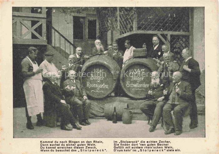 Bingen Rhein Weinprobe Binger Rosengarten Binger Schwaelzerchen Stammtisch Stolp