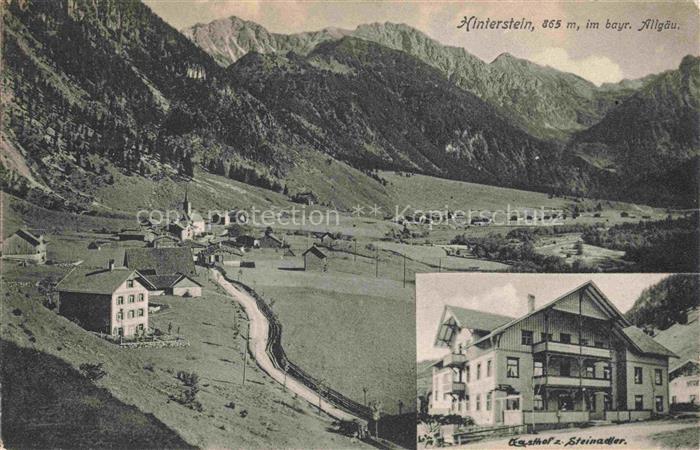 Hinterstein Bad Hindelang Oberallgaeu Bayern Panorama Allgaeuer Alpen Gasthof zu