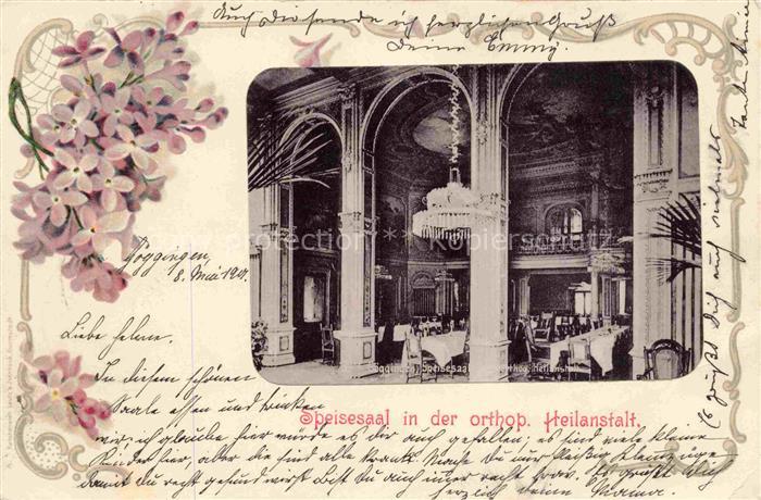 Goeggingen AUGSBURG Bayern Speisesaal in der orthopaedischen Heilanstalt