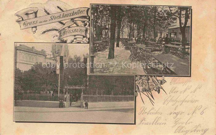 AUGSBURG  CITY Restauration Stockhauskeller Biergarten