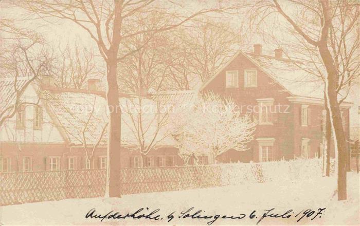 Aufderhoehe SOLINGEN NRW Teilansicht