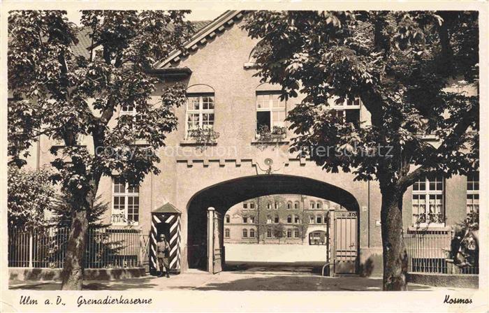 ULM  Donau Grenadierkaserne Soldatenpost