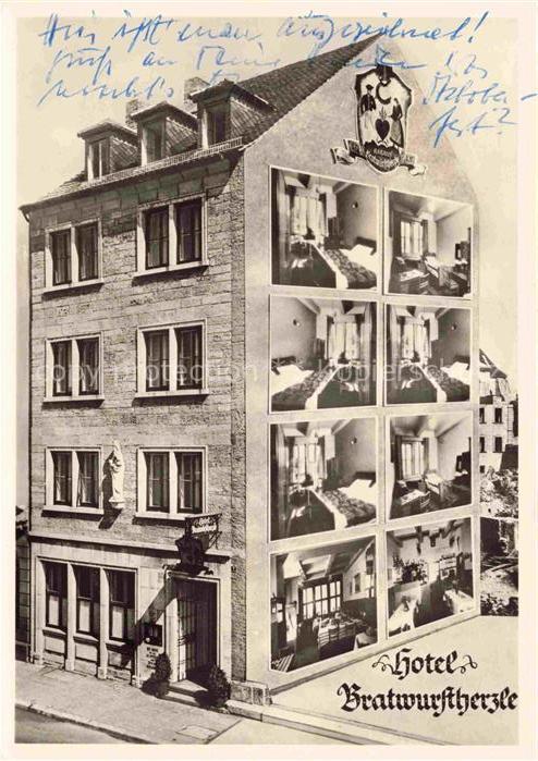WueRZBURG Bayern Hotel Bratwurstherzle