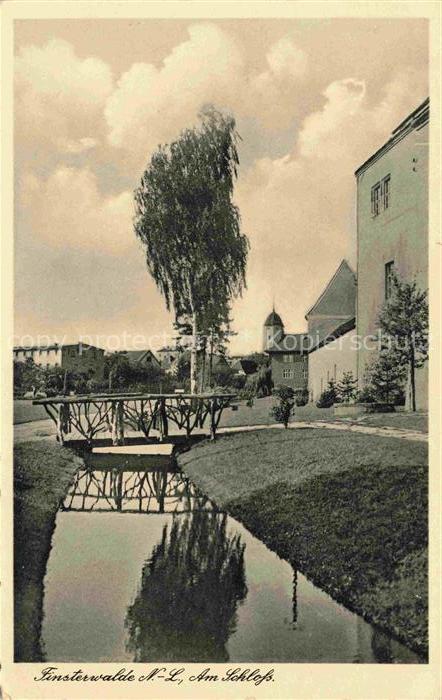 Finsterwalde Brandenburg Partie am Schloss