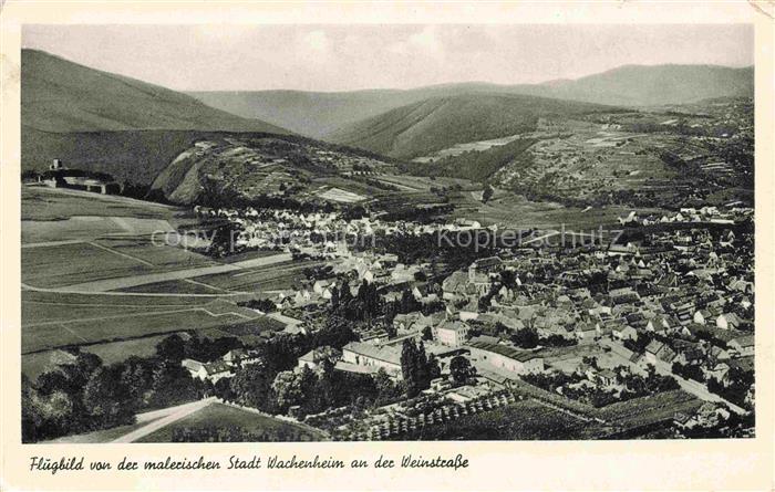 Wachenheim Weinstrasse Bad Duerkheim Rheinland-Pfalz Fliegeraufnahme