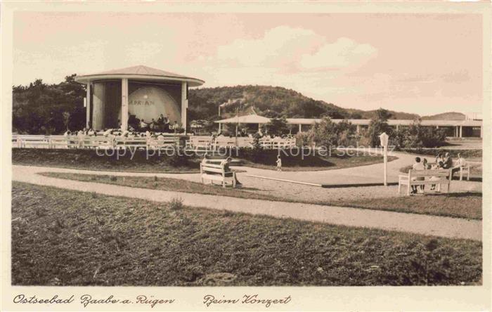 BAABE Ostseebad Ruegen Partie am Konzertpavillon
