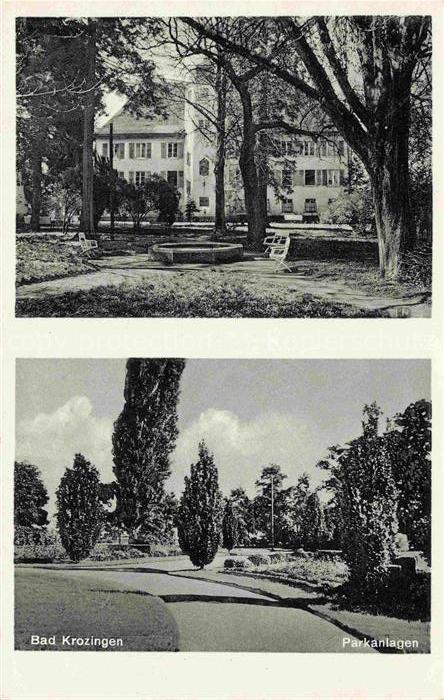 BAD KROZINGEN Kurhaus Parkanlagen