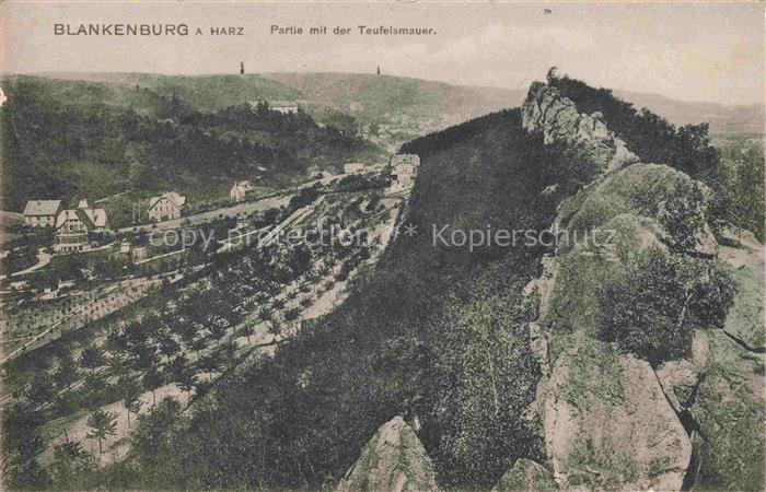Blankenburg Harz Partie mit der Teufelsmauer