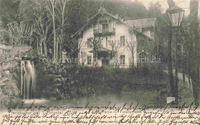 Lichtental Lichtenthal BADEN-BADEN BW Forellenteich Fischkultur