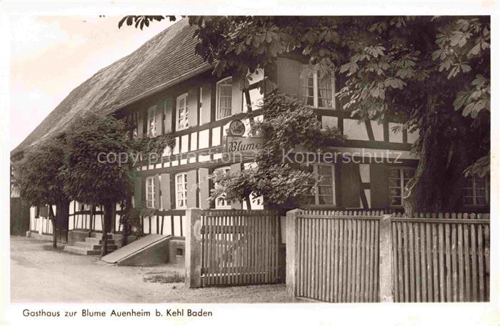 Auenheim Ortenau KEHL BW Gasthaus zur Blume